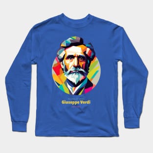 Giuseppe Verdi in WPAP Long Sleeve T-Shirt